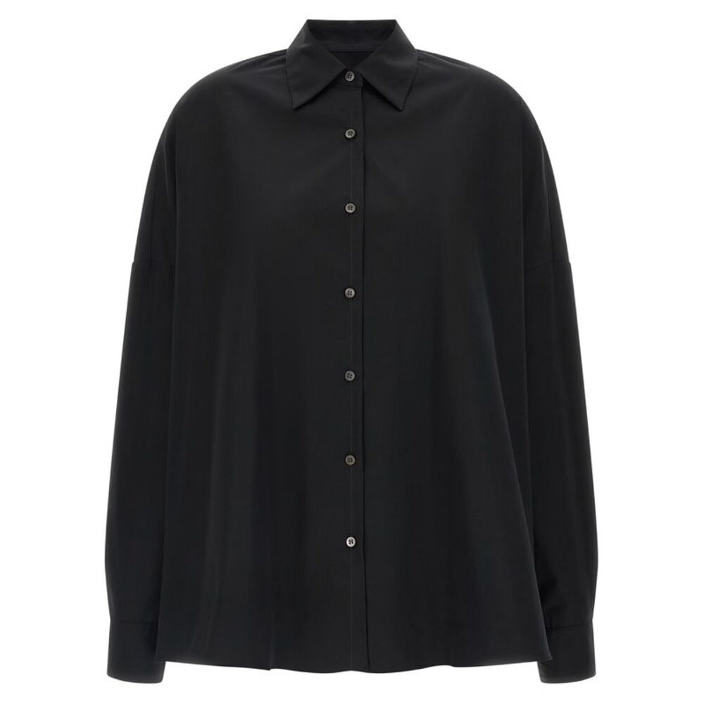 Dries Van Noten Black Cotton Women's Blouse